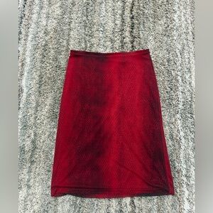 Express skirt red
